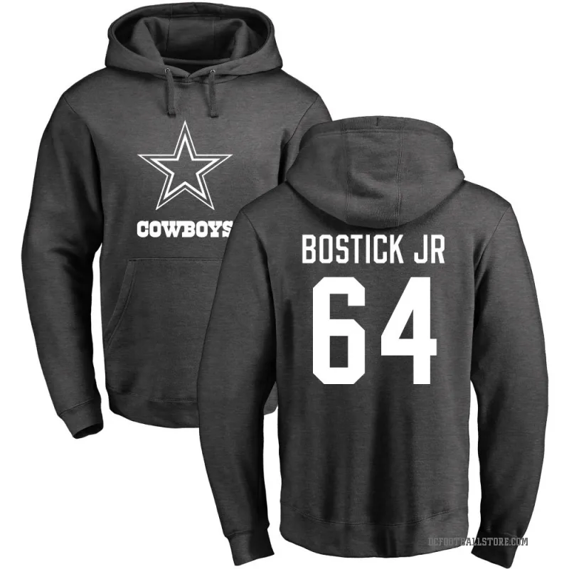 Earl Bostick Jr. Men's Dallas Cowboys Pro Line by Branded Ash One Color Pullover Hoodie