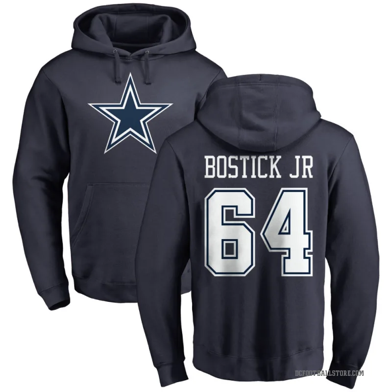Earl Bostick Jr. Men's Navy Dallas Cowboys Pro Line by Branded Pullover Hoodie