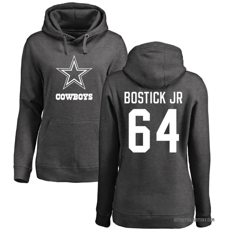 Earl Bostick Jr. Women's Dallas Cowboys Pro Line by Branded Ash One Color Pullover Hoodie