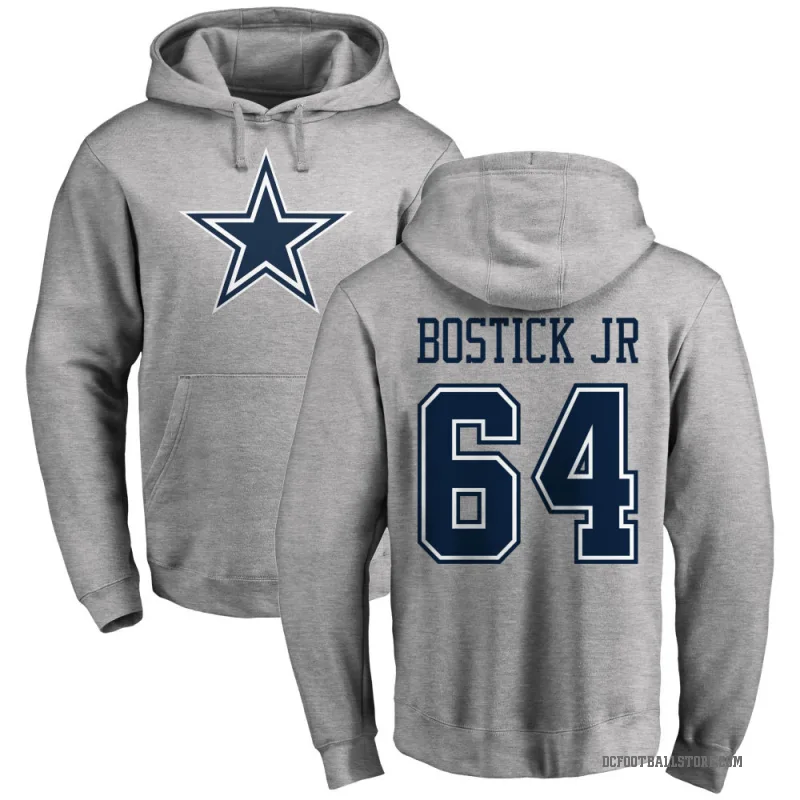 Earl Bostick Jr. Youth Dallas Cowboys Pro Line by Branded Ash Logo Pullover Hoodie