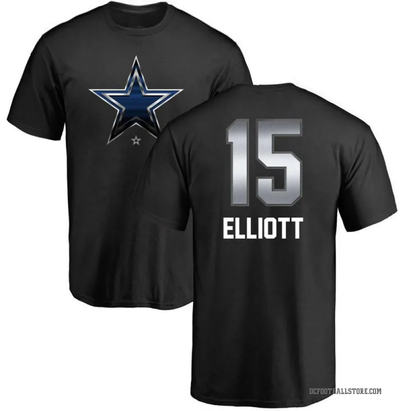 Ezekiel Elliott Men's Black Dallas Cowboys Midnight Mascot T-Shirt -