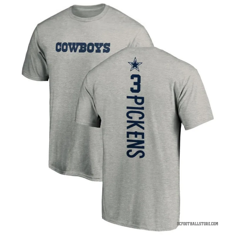 George Pickens Men's Ash Dallas Cowboys Backer T-Shirt -