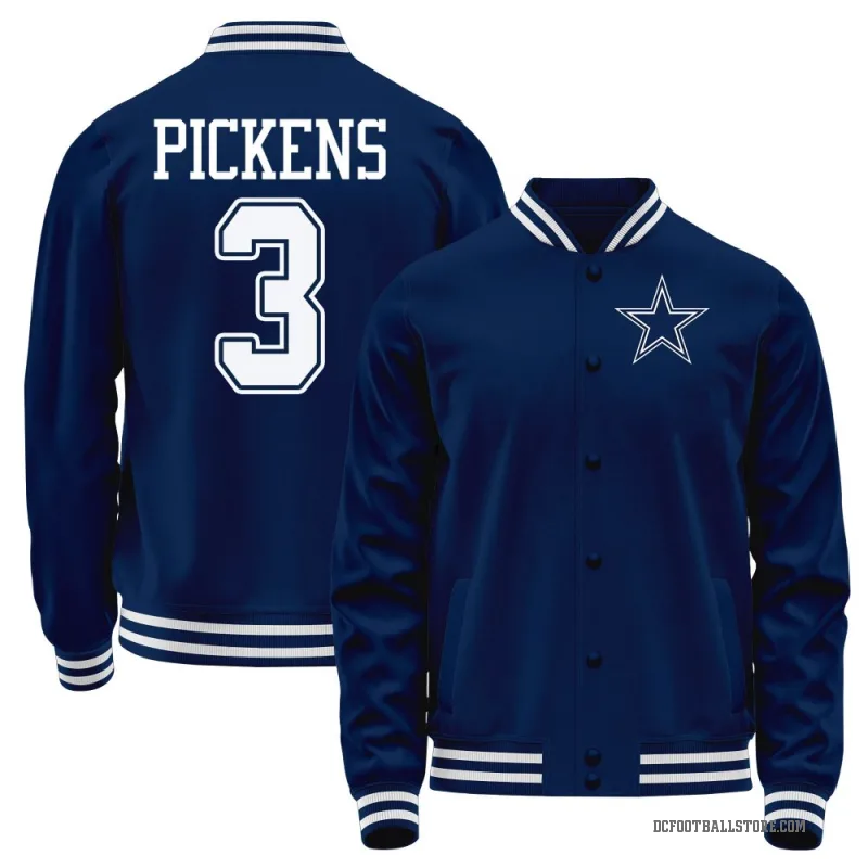 George Pickens Men's Navy Dallas Cowboys Full-Snap Jacket