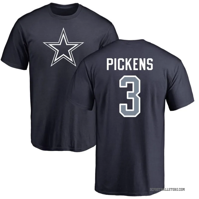 George Pickens Men's Navy Dallas Cowboys Logo T-Shirt -