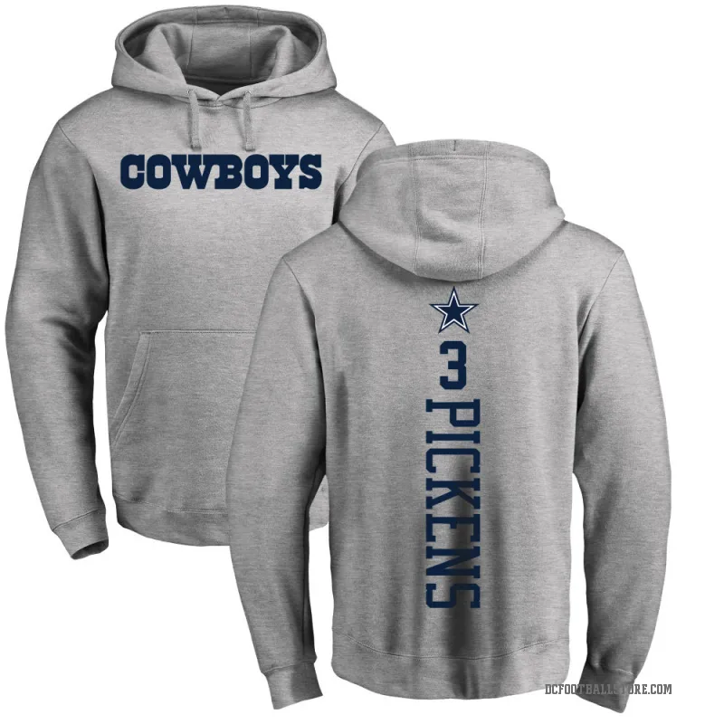 George Pickens Youth Dallas Cowboys Pro Line by Branded Ash Backer Pullover Hoodie