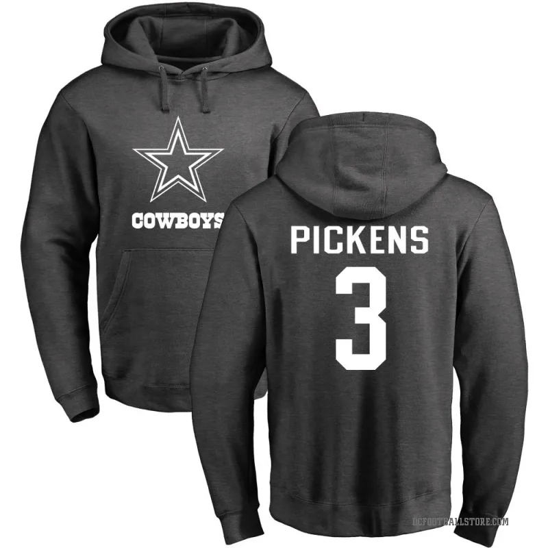 George Pickens Youth Dallas Cowboys Pro Line by Branded Ash One Color Pullover Hoodie