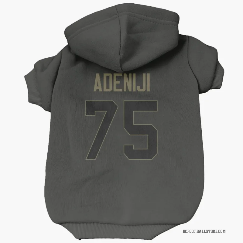 Hakeem Adeniji  Black Dallas Cowboys  Service Cat & Dog Pet Hoodie