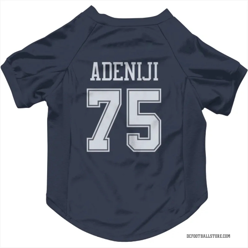 Hakeem Adeniji  Navy Dallas Cowboys  Cat & Dog Pet Jersey