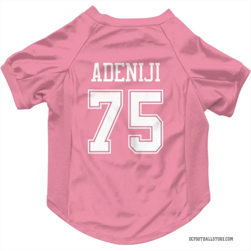 Hakeem Adeniji  Pink Dallas Cowboys  Cat & Dog Pet Jersey