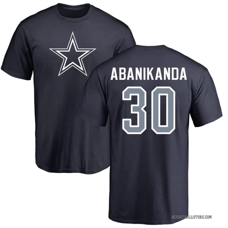 Israel Abanikanda Youth Navy Dallas Cowboys Logo T-Shirt -