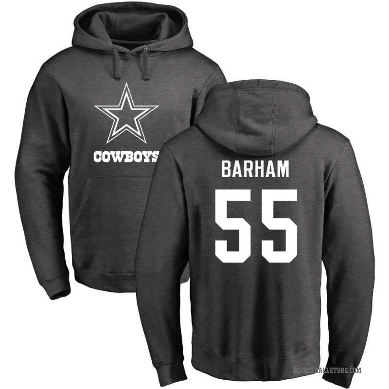 Jaishawn Barham Youth Dallas Cowboys Pro Line by Branded Ash One Color Pullover Hoodie
