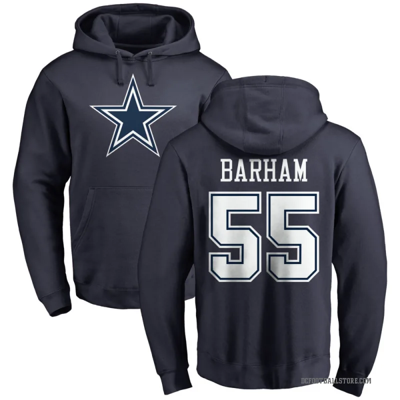 Jaishawn Barham Youth Navy Dallas Cowboys Pro Line by Branded Pullover Hoodie