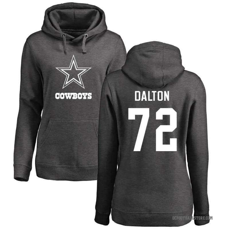 Jalen Dalton Women's Dallas Cowboys Pro Line by Branded Ash One Color Pullover Hoodie