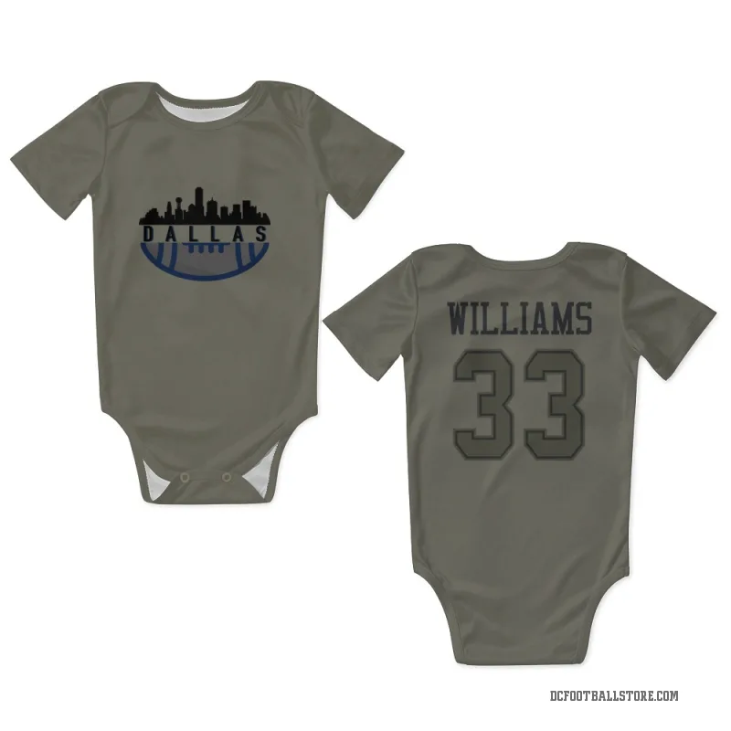 Javonte Williams  Olive Dallas Cowboys  Newborn & Infant Bodysuit