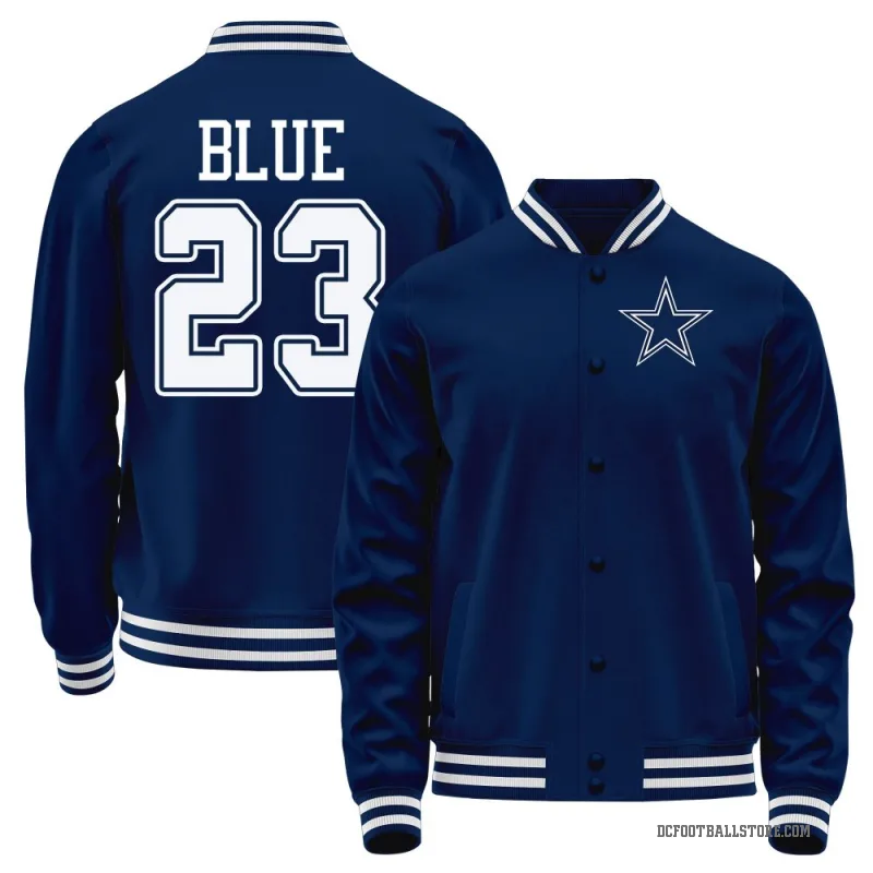 Jaydon Blue Men's Blue Dallas Cowboys Navy Full-Snap Jacket