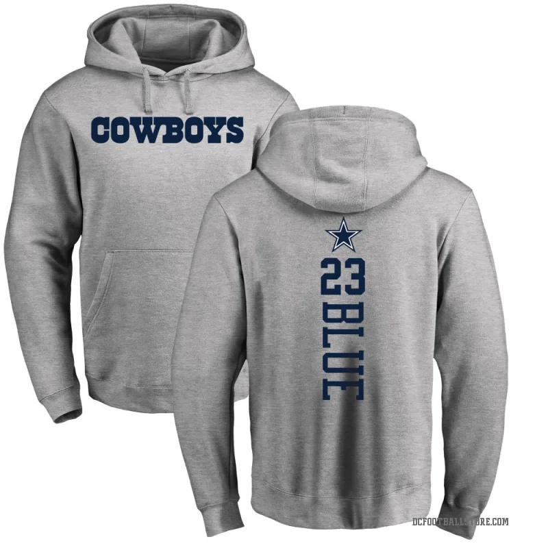 Jaydon Blue Men's Blue Dallas Cowboys Pro Line by Branded Ash Backer Pullover Hoodie
