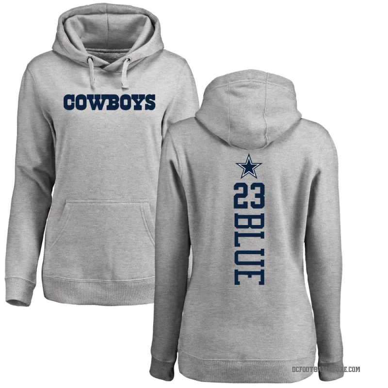 Jaydon Blue Women's Blue Dallas Cowboys Pro Line by Branded Ash Backer Pullover Hoodie