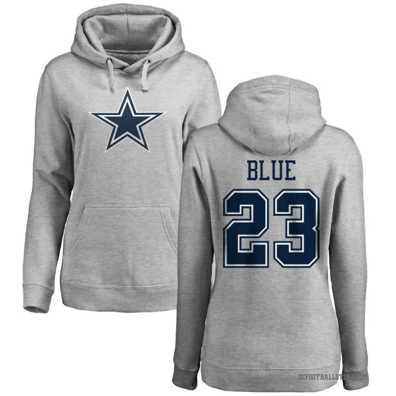 Jaydon Blue Women's Blue Dallas Cowboys Pro Line by Branded Ash Logo Pullover Hoodie
