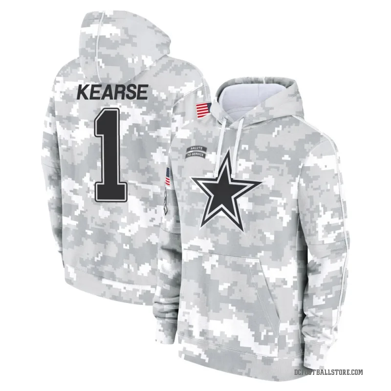 Jayron Kearse Men's Camo Dallas Cowboys Arctic 2024 Salute to Service Club Fleece Pullover Hoodie