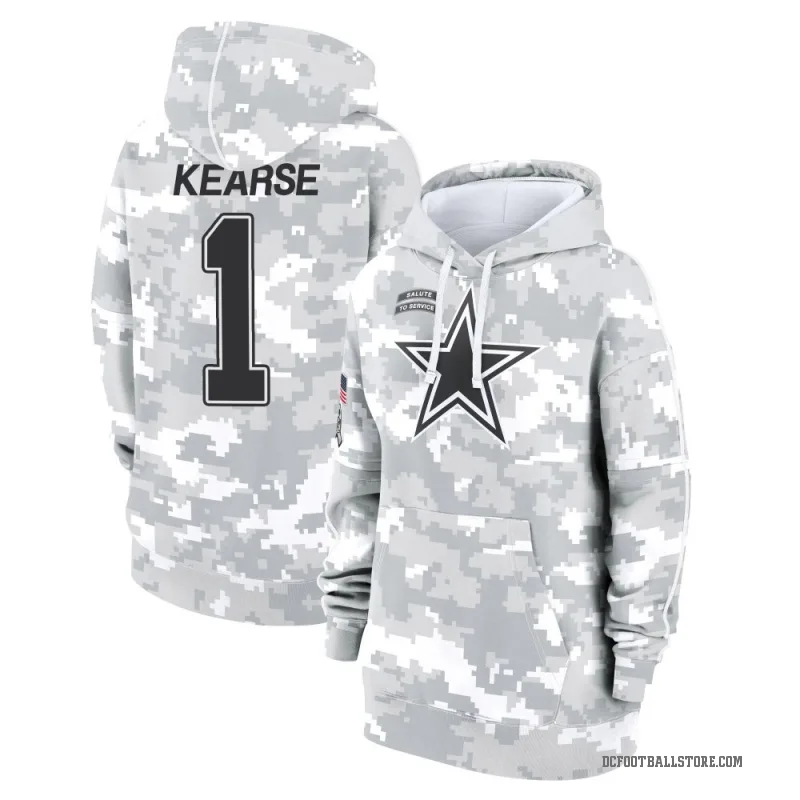Jayron Kearse Women's Camo Dallas Cowboys Arctic 2024 Salute to Service Club Fleece Pullover Hoodie
