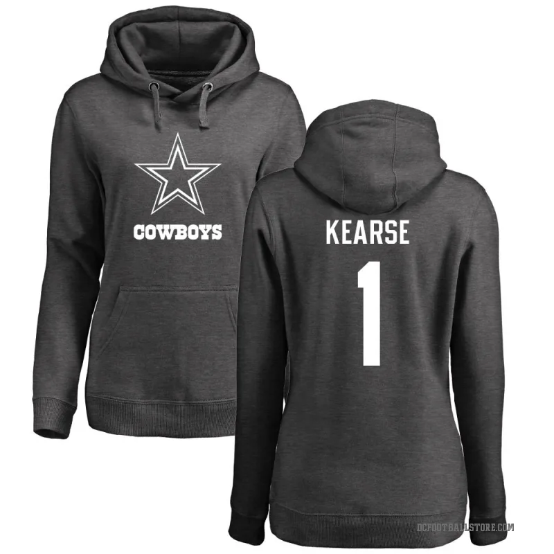 Jayron Kearse Women's Dallas Cowboys Pro Line by Branded Ash One Color Pullover Hoodie