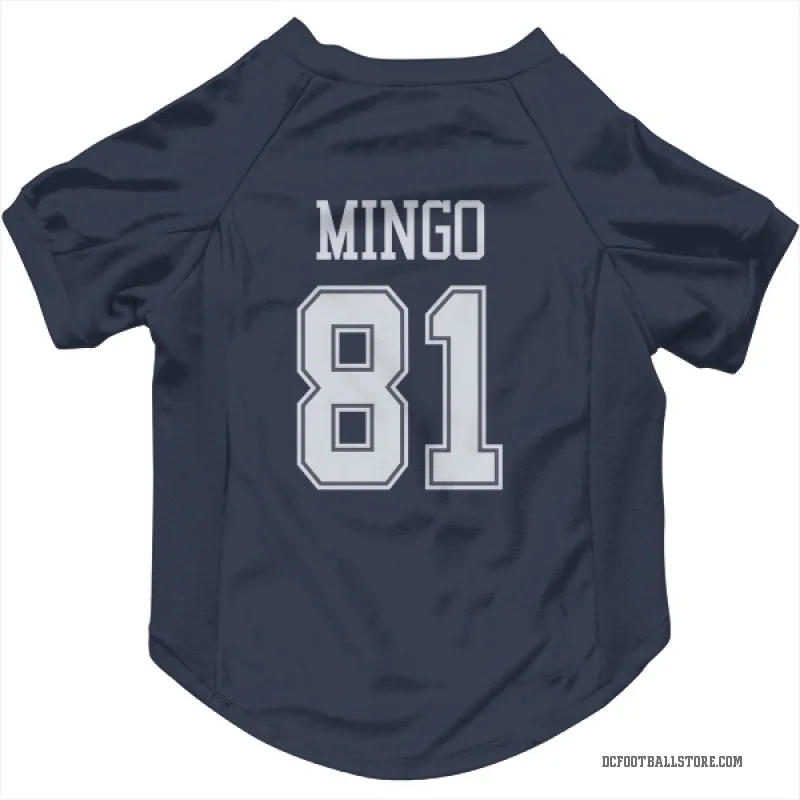 Jonathan Mingo  Navy Dallas Cowboys  Cat & Dog Pet Jersey
