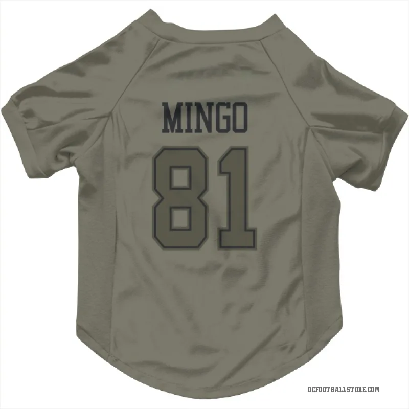 Jonathan Mingo  Olive Dallas Cowboys  Cat & Dog Pet Jersey
