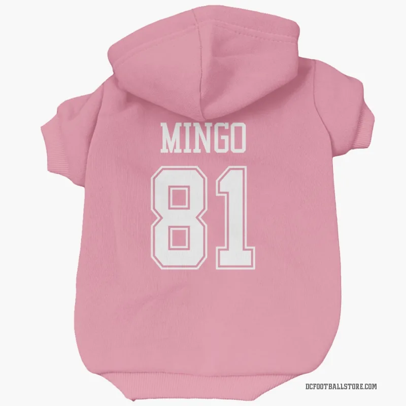 Jonathan Mingo  Pink Dallas Cowboys  Cat & Dog Pet Hoodie