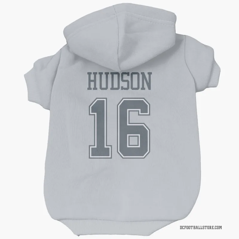 Jordan Hudson  Gray Dallas Cowboys  Cat & Dog Pet Hoodie