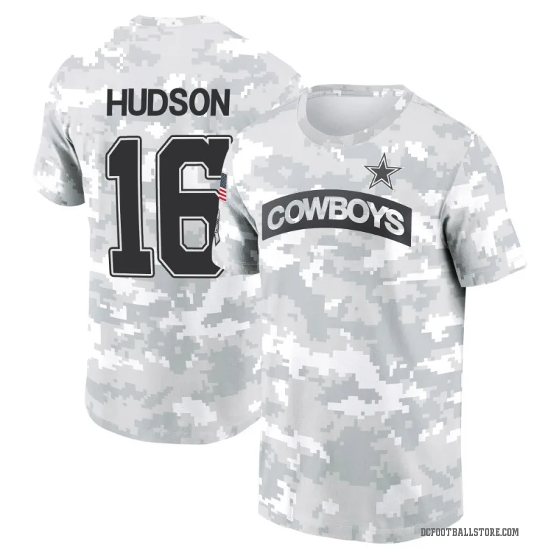 Jordan Hudson Men's Camo Dallas Cowboys Arctic 2024 Salute to Service Performance T-Shirt