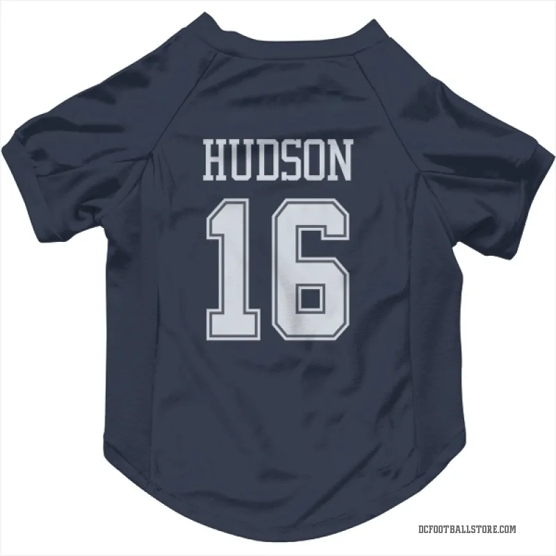 Jordan Hudson  Navy Dallas Cowboys  Cat & Dog Pet Jersey