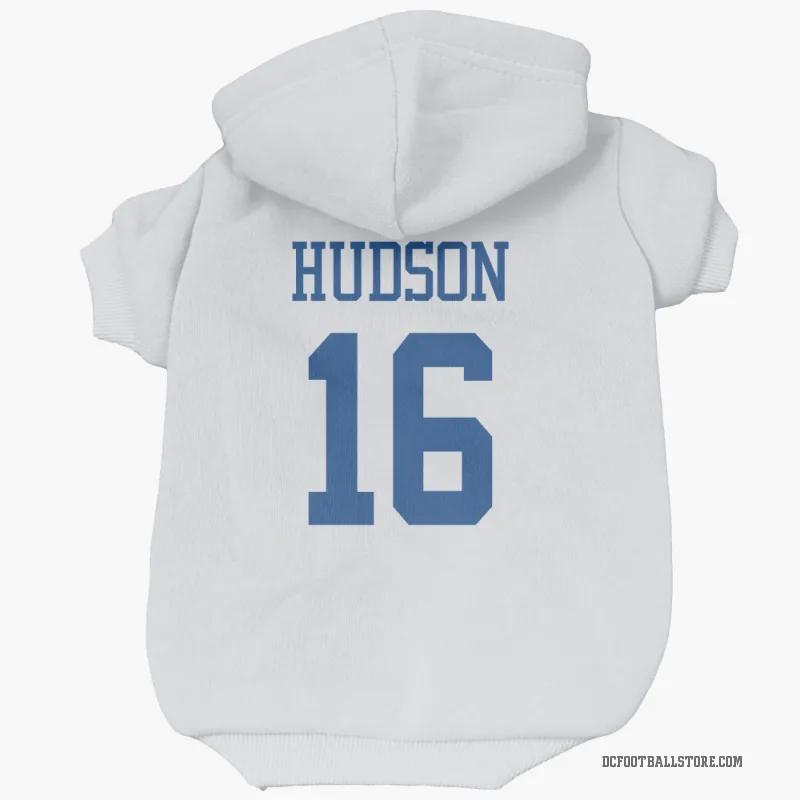 Jordan Hudson  White Dallas Cowboys  Cat & Dog Pet Hoodie