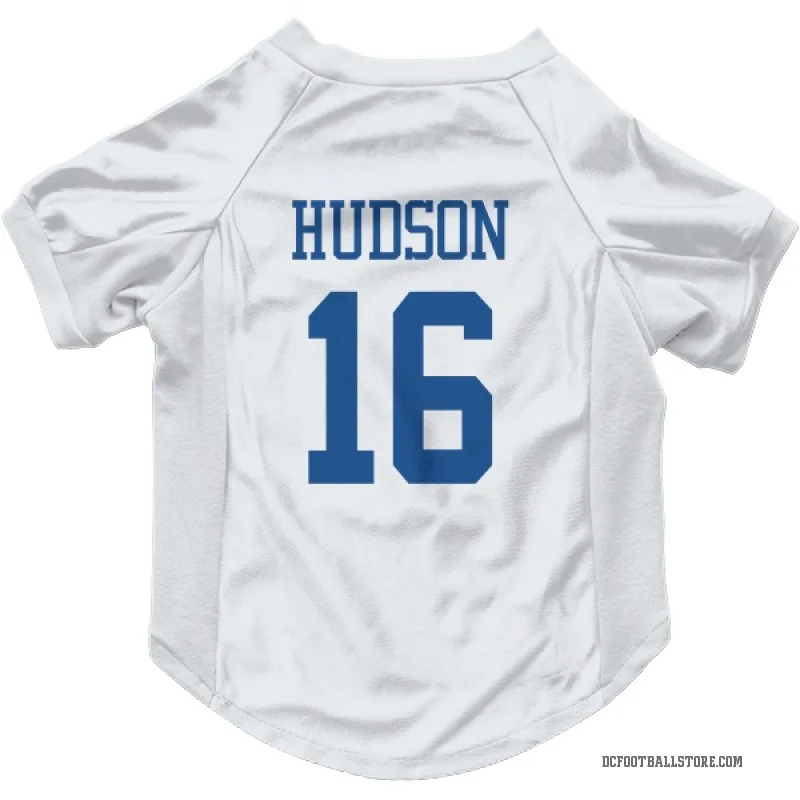 Jordan Hudson  White Dallas Cowboys  Cat & Dog Pet Jersey