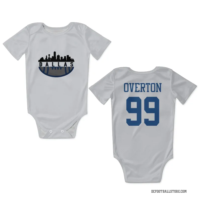 LT Overton  White Dallas Cowboys  Newborn & Infant Bodysuit