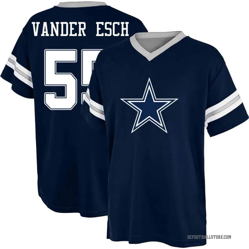 Leighton Vander Esch Men's NavyBlue Dallas Cowboys Navy Blue Game Day V-Neck T-Shirt