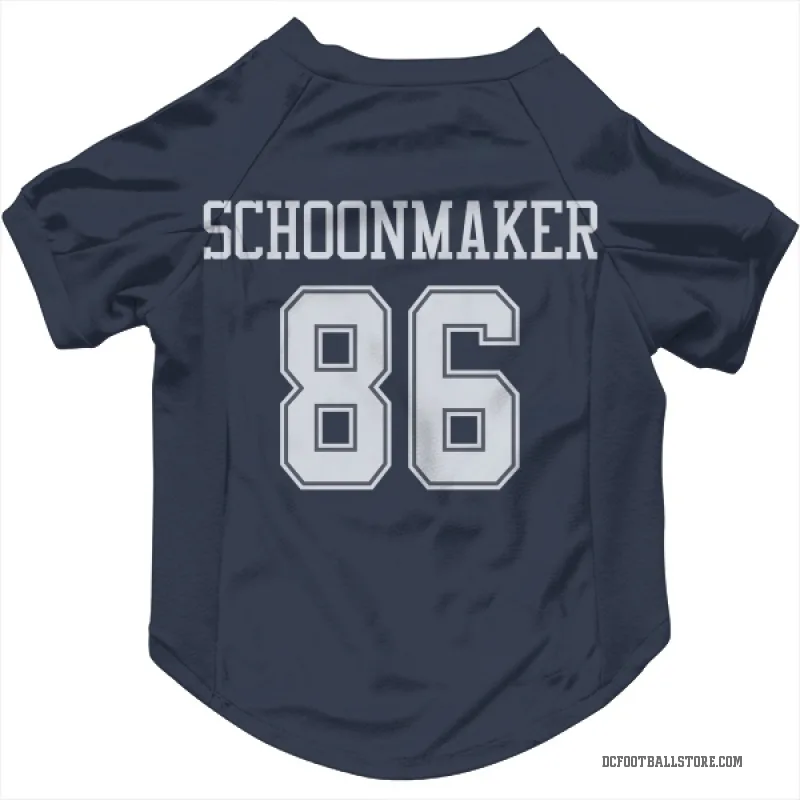 Luke Schoonmaker  Navy Dallas Cowboys  Cat & Dog Pet Jersey