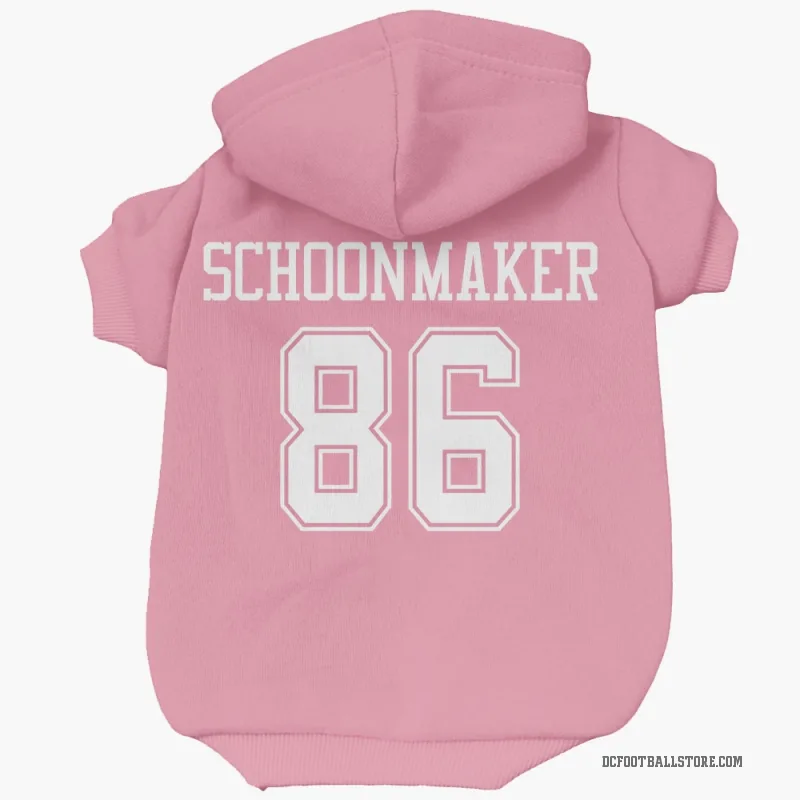 Luke Schoonmaker  Pink Dallas Cowboys  Cat & Dog Pet Hoodie