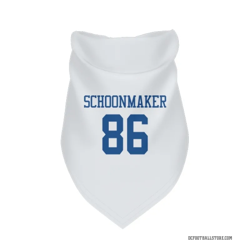 Luke Schoonmaker  White Dallas Cowboys  Cat & Dog Pet Bandana