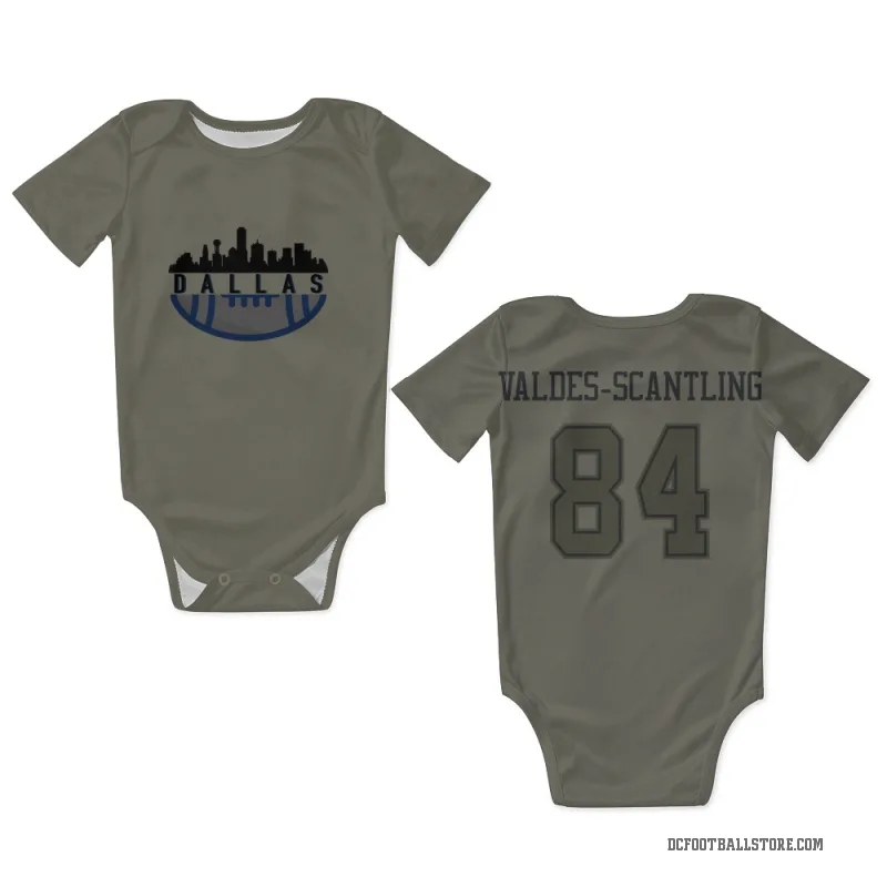 Marquez Valdes-Scantling  Olive Dallas Cowboys  Newborn & Infant Bodysuit