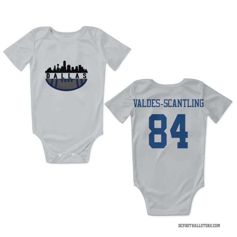 Marquez Valdes-Scantling  White Dallas Cowboys  Newborn & Infant Bodysuit