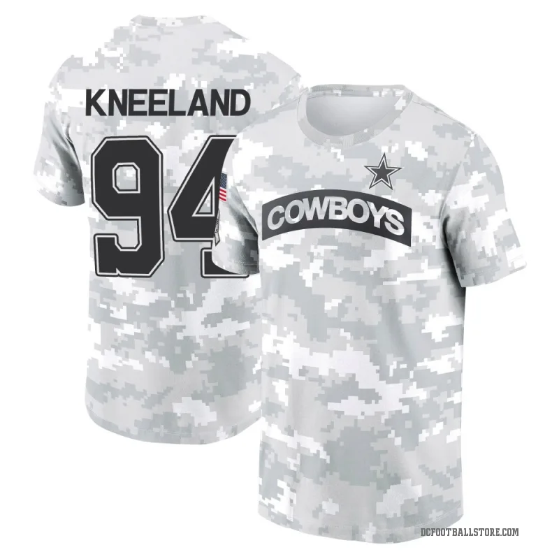 Marshawn Kneeland Youth Camo Dallas Cowboys Arctic 2024 Salute to Service Performance T-Shirt