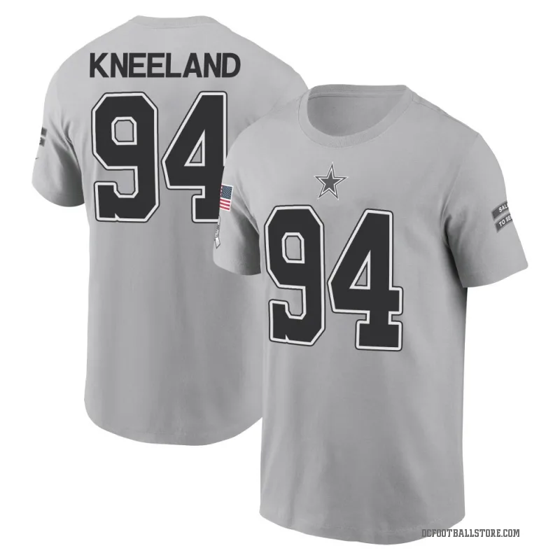 Marshawn Kneeland Youth Gray Dallas Cowboys 2024 Salute to Service T-Shirt