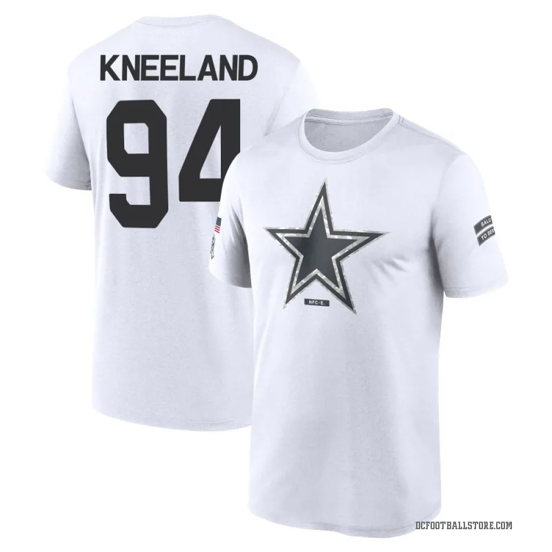 Marshawn Kneeland Youth White Dallas Cowboys 2024 Salute to Service Performance T-Shirt