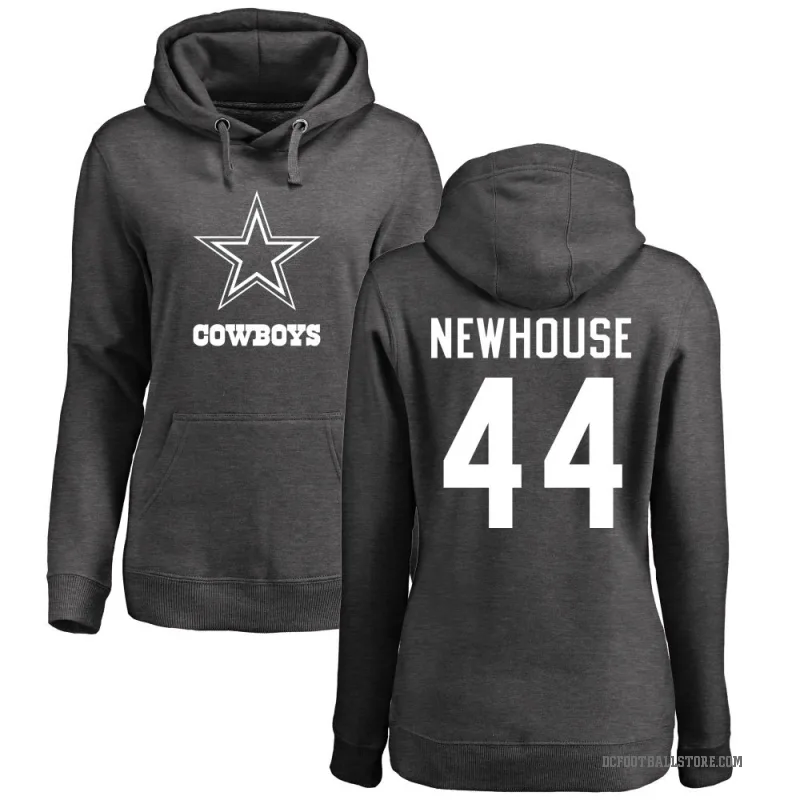 Robert Newhouse Women's Dallas Cowboys Pro Line by Branded Ash One Color Pullover Hoodie