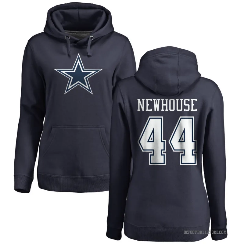 Robert Newhouse Women's Navy Dallas Cowboys Pro Line by Branded Pullover Hoodie
