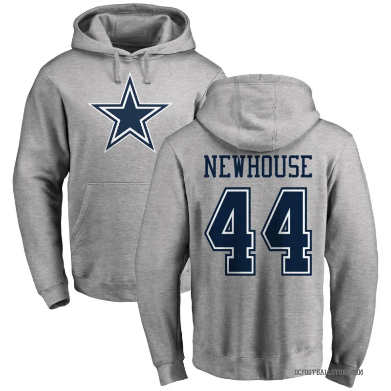 Robert Newhouse Youth Dallas Cowboys Pro Line by Branded Ash Logo Pullover Hoodie
