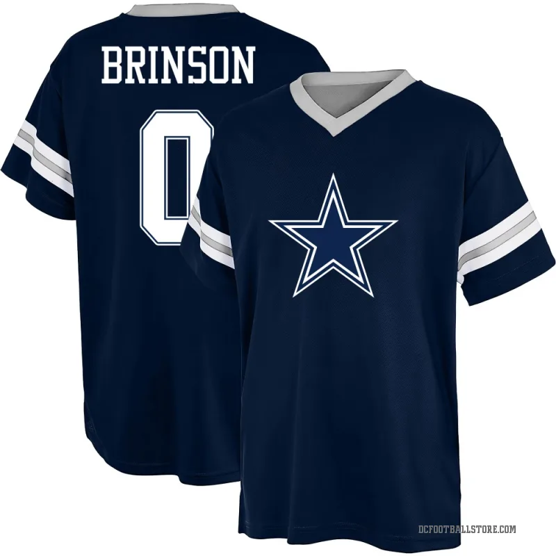 Romello Brinson Men's NavyBlue Dallas Cowboys Navy Blue Game Day V-Neck T-Shirt