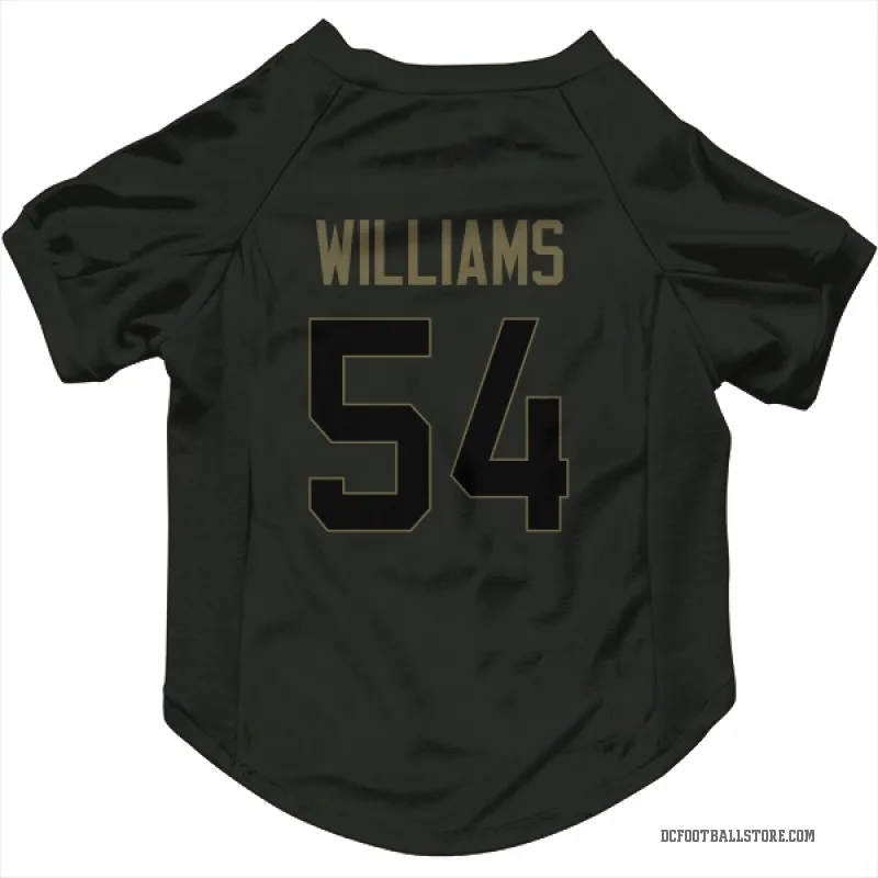 Sam Williams  Black Dallas Cowboys  Service Cat & Dog Pet Jersey