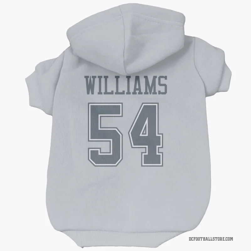 Sam Williams  Gray Dallas Cowboys  Cat & Dog Pet Hoodie