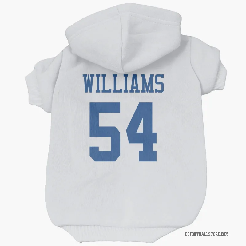 Sam Williams  White Dallas Cowboys  Cat & Dog Pet Hoodie